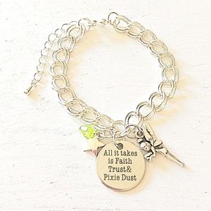 Personalized 🧚🏼‍♂️Tinkerbell Pixie Dust Keychain